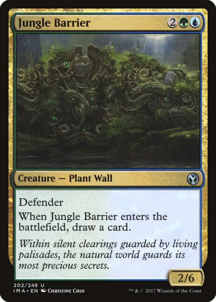 Jungle Barrier [Iconic Masters] - MTG Single