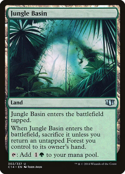 Jungle Basin [Commander 2014] - MTG Single