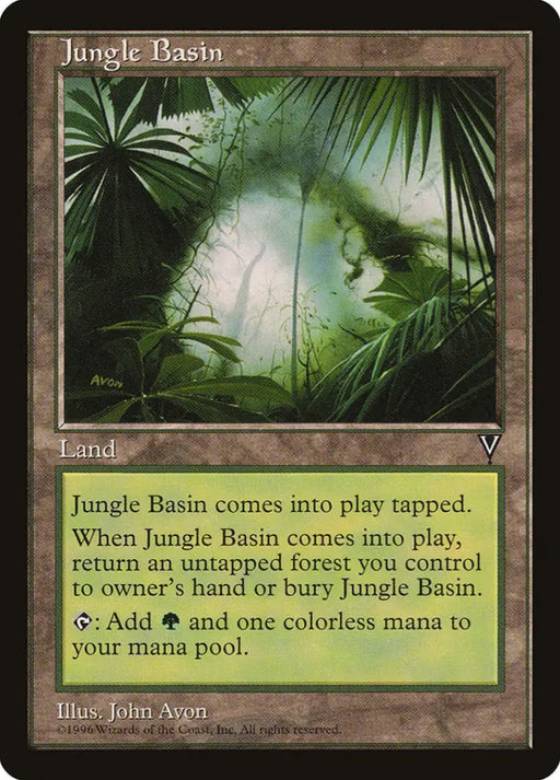 Jungle Basin [Visions] - MTG Single