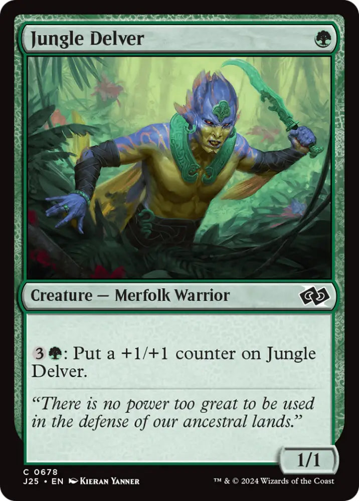 Jungle Delver [Foundations Jumpstart] - MTG Single