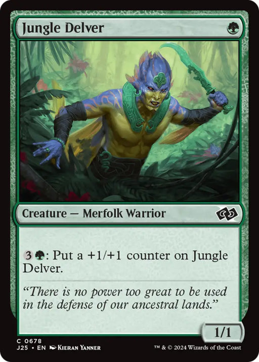 Jungle Delver [Foundations Jumpstart] - MTG Single