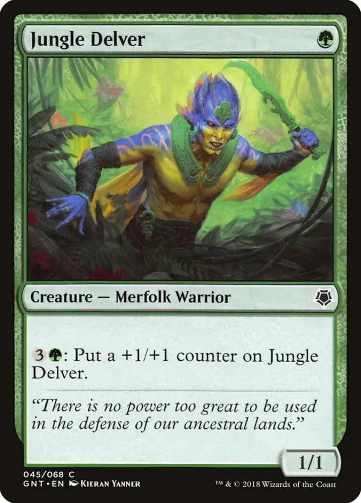 Jungle Delver [Game Night 2018] - MTG Single