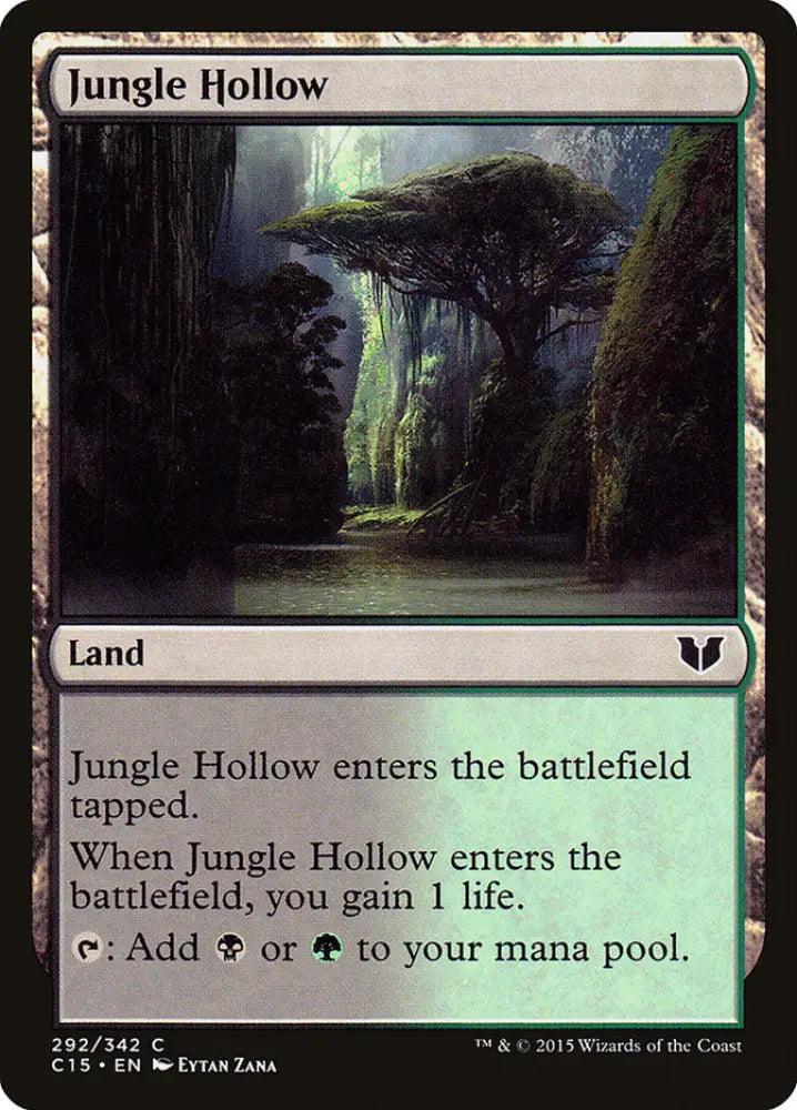 Jungle Hollow [Commander 2015] - MTG Single