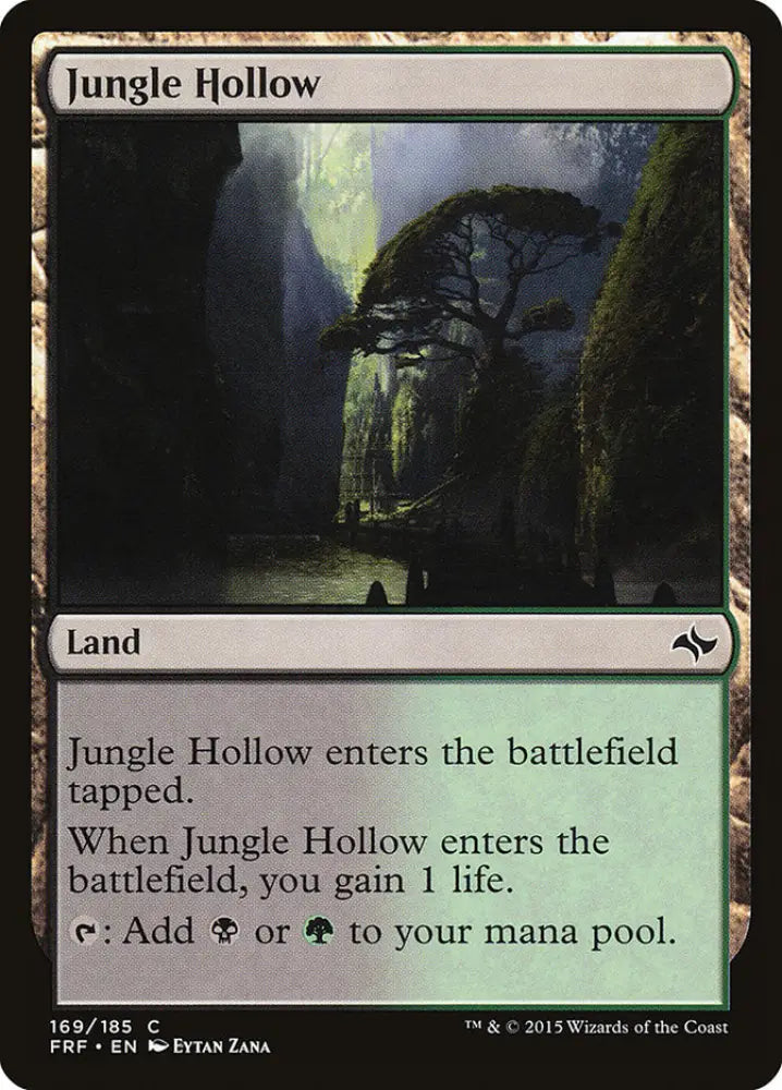 Jungle Hollow [Fate Reforged] - MTG Single