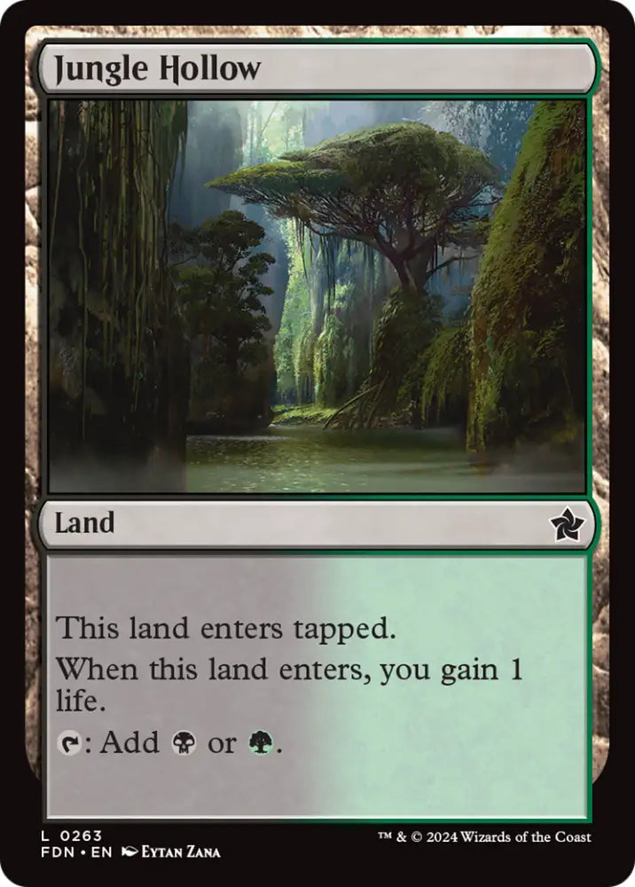 Jungle Hollow [Foundations] - MTG Single