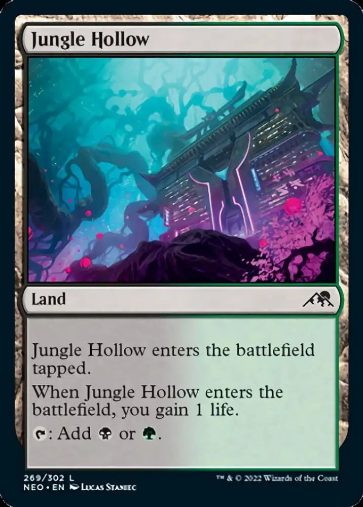 Jungle Hollow [Kamigawa: Neon Dynasty] - MTG Single