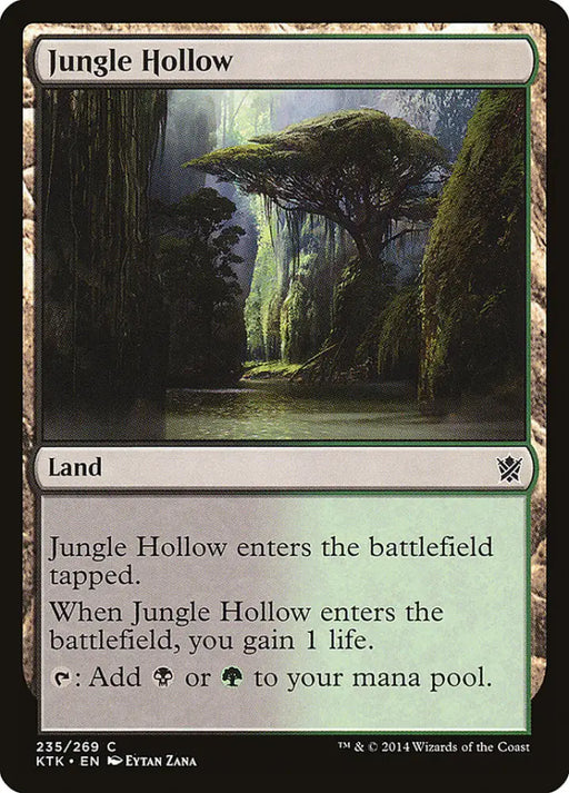 Jungle Hollow [Khans of Tarkir] - MTG Single