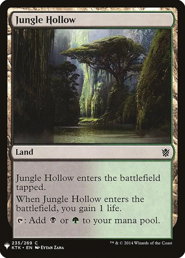 Jungle Hollow [Mystery Booster] - MTG Single