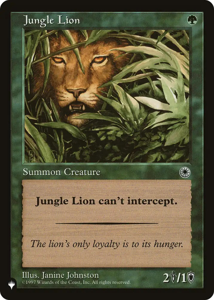 Jungle Lion [The List] - MTG Single
