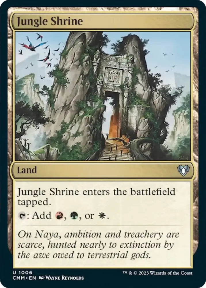 Jungle Shrine [Commander Masters] - MTG Single