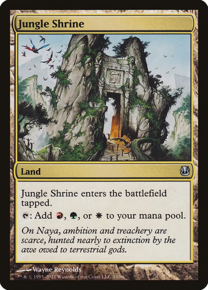 Jungle Shrine [Duel Decks: Ajani vs. Nicol Bolas] - MTG Single