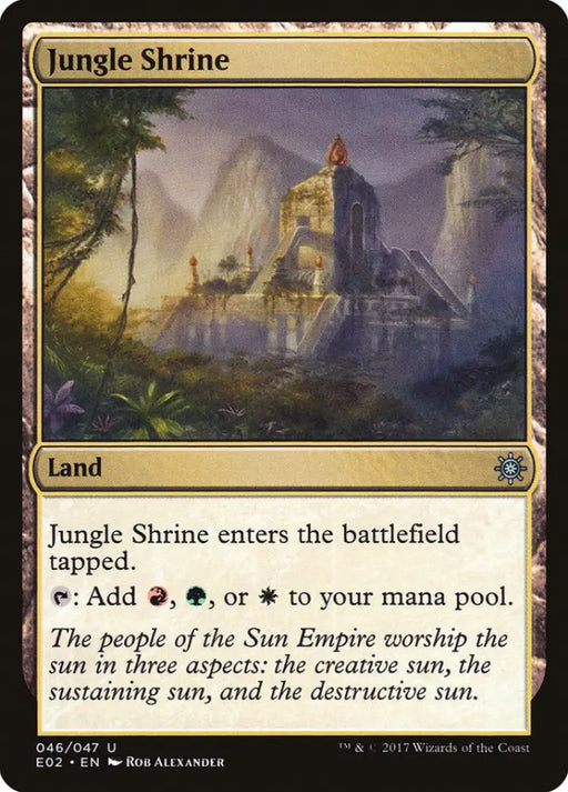 Jungle Shrine [Explorers of Ixalan] - MTG Single