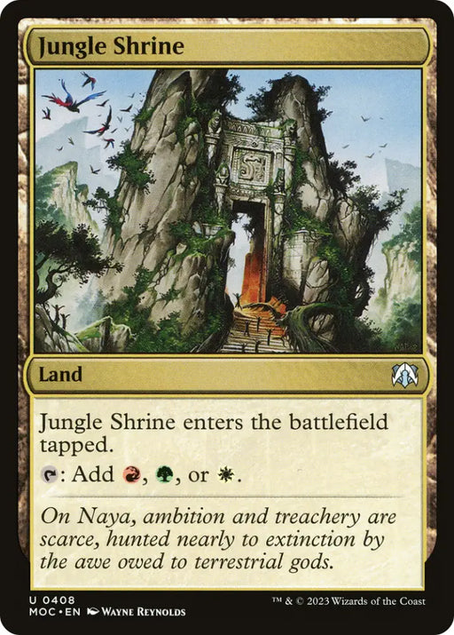 Jungle Shrine [March of the Machine Commander] - MTG Single