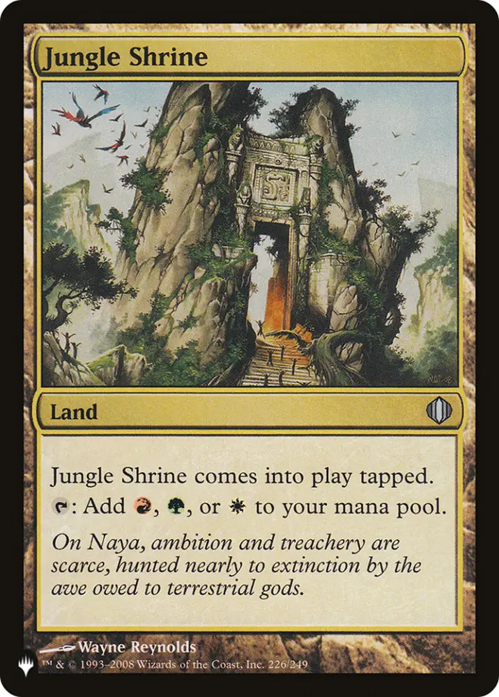 Jungle Shrine [Secret Lair: From Cute to Brute] - MTG Single