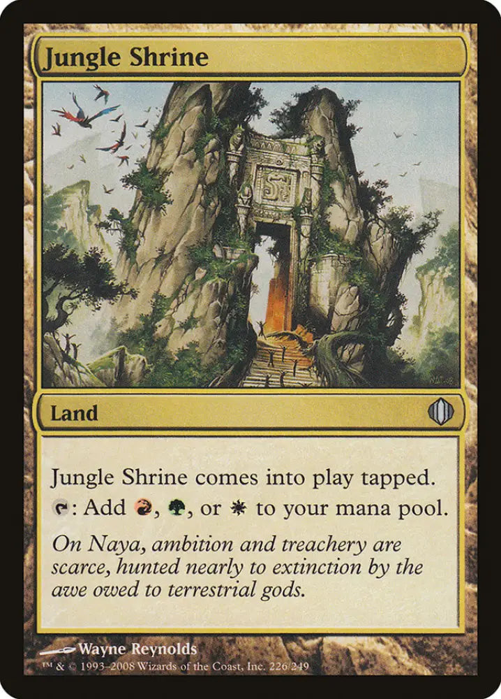 Jungle Shrine [Shards of Alara] - MTG Single