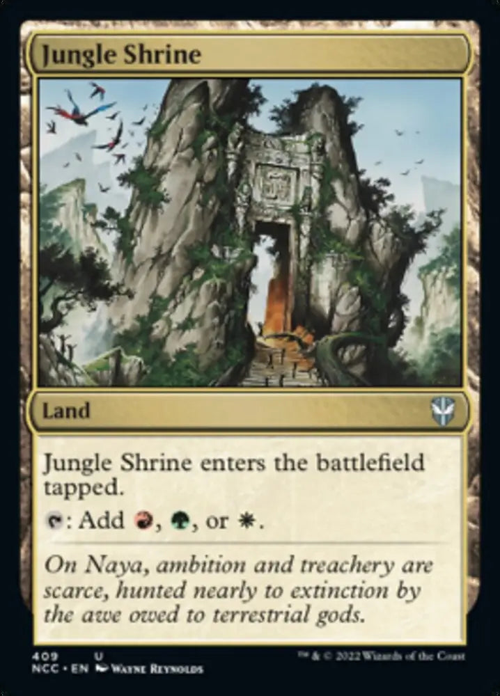 Jungle Shrine [Streets of New Capenna Commander] - MTG Single