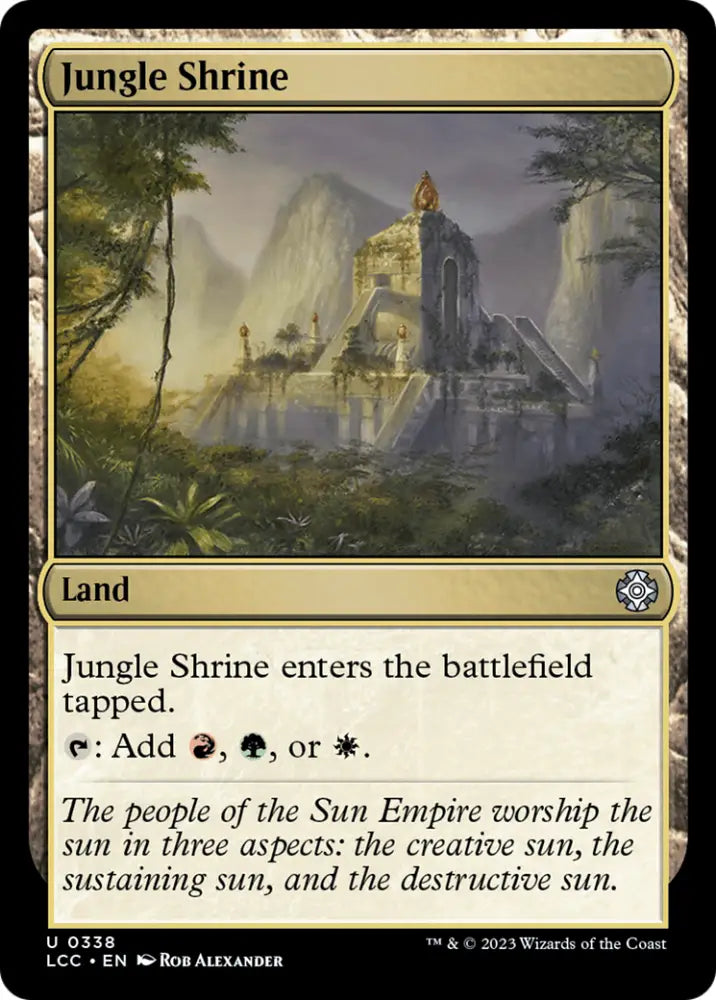 Jungle Shrine [The Lost Caverns of Ixalan Commander] - MTG Single