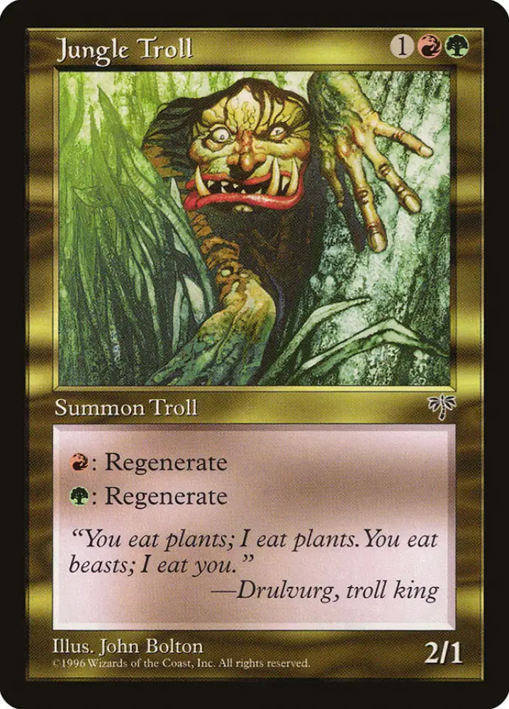 Jungle Troll [Mirage] - MTG Single