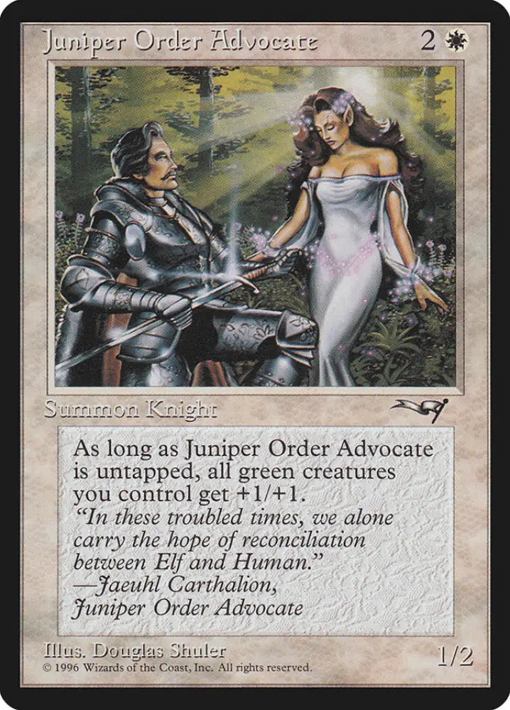 Juniper Order Advocate [Alliances] - MTG Single