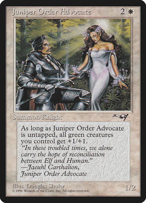 Juniper Order Advocate [Alliances] - MTG Single
