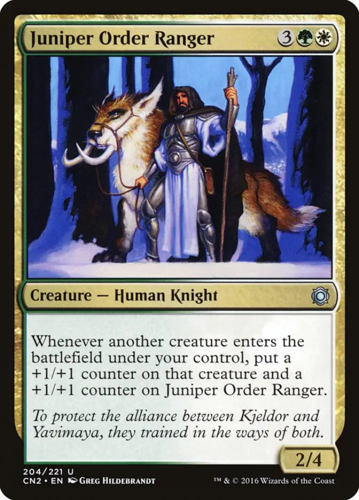 Juniper Order Ranger [Conspiracy: Take the Crown] - MTG Single