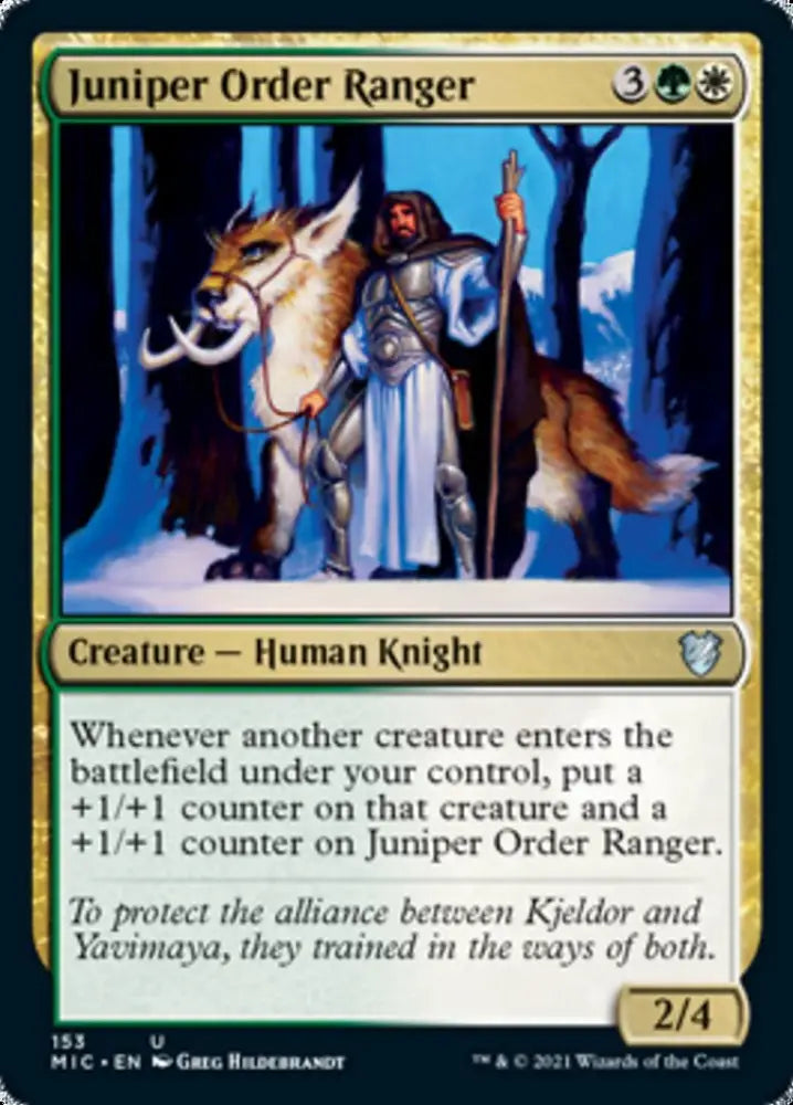 Juniper Order Ranger [Innistrad: Midnight Hunt Commander] - MTG Single