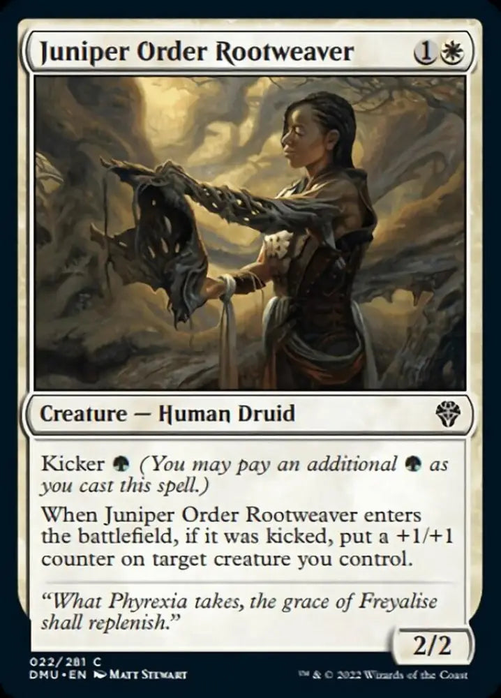 Juniper Order Rootweaver [Dominaria United] - MTG Single