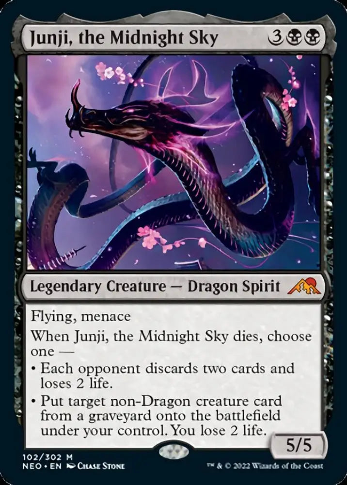 Junji the Midnight Sky [Kamigawa: Neon Dynasty] - MTG Single