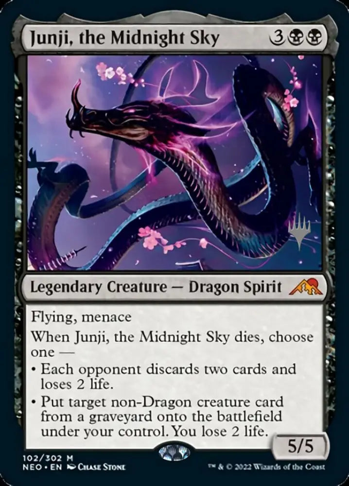 Junji the Midnight Sky (Promo Pack) [Kamigawa: Neon Dynasty Promos] - MTG Single