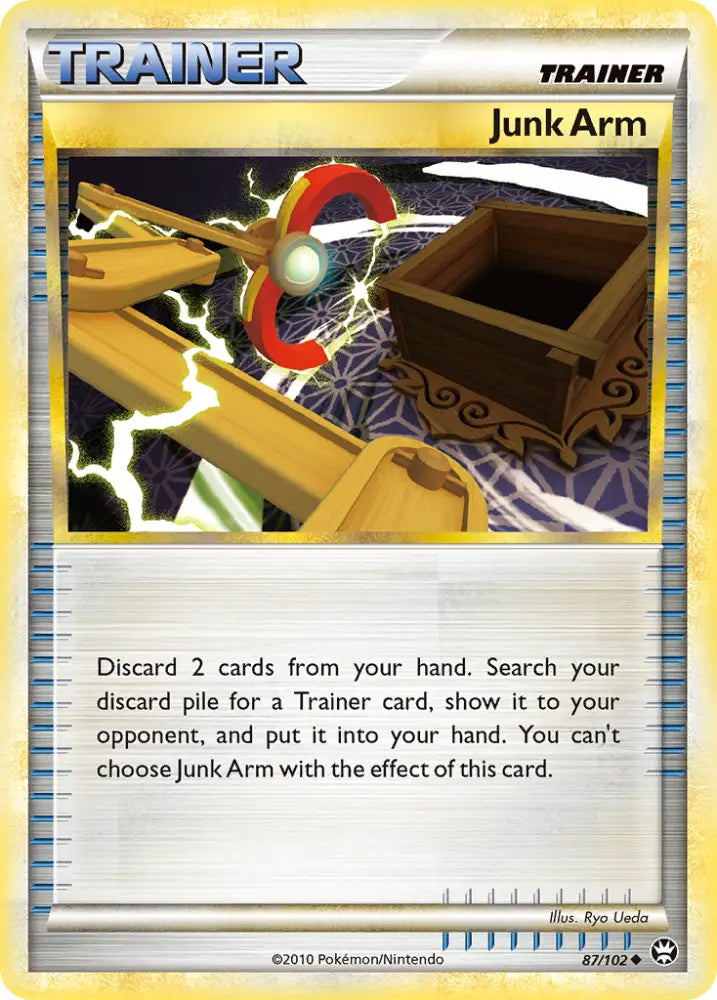 Junk Arm (87/102) [HeartGold & SoulSilver: Triumphant] - Pokemon Single