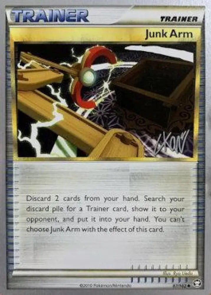 Junk Arm (87/102) (Reshiphlosion - Christopher Kan) [World Championships 2011] - Pokemon Single