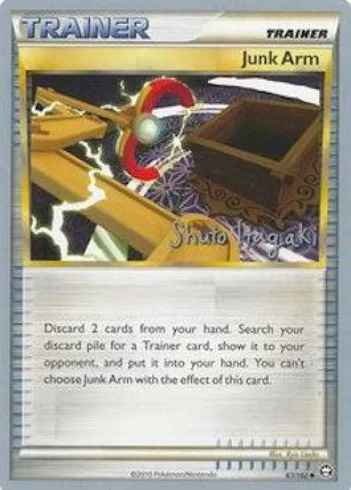 Junk Arm (87/102) (Terraki-Mewtwo - Shuto Itagaki) [World Championships 2012] - Pokemon Single
