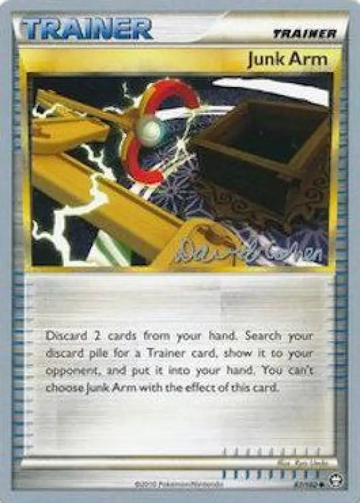 Junk Arm (87/102) (Twinboar - David Cohen) [World Championships 2011] - Pokemon Single
