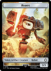 Junk // Robot Double-Sided Token [Fallout Tokens] - MTG Single