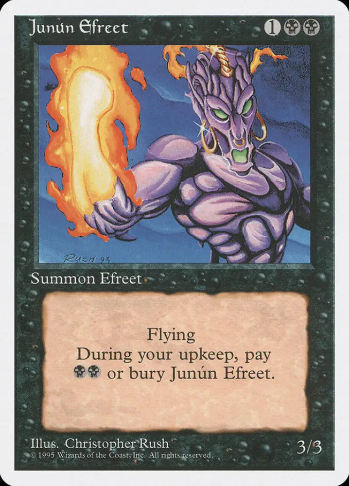 Junun Efreet [Fourth Edition] - MTG Single