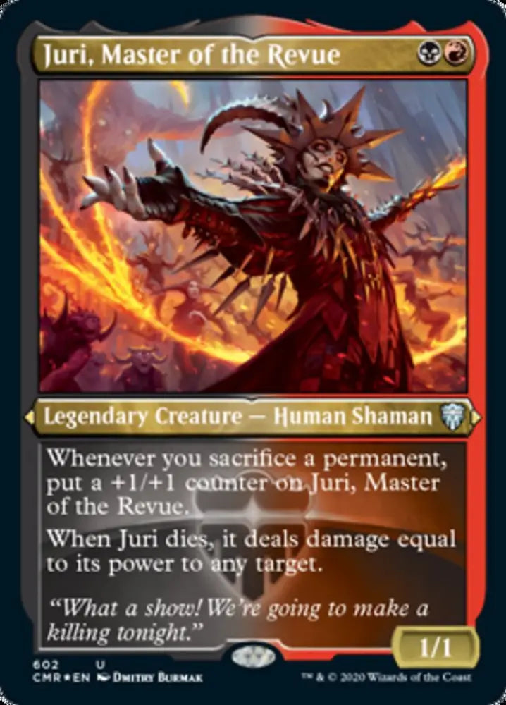Juri Master of the Revue (Etched) [Commander Legends] - MTG Single