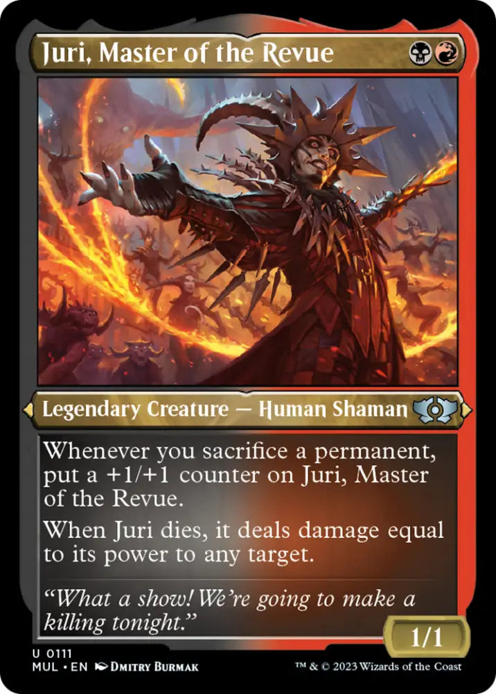 Juri Master of the Revue (Foil Etched) [Multiverse Legends] - MTG Single