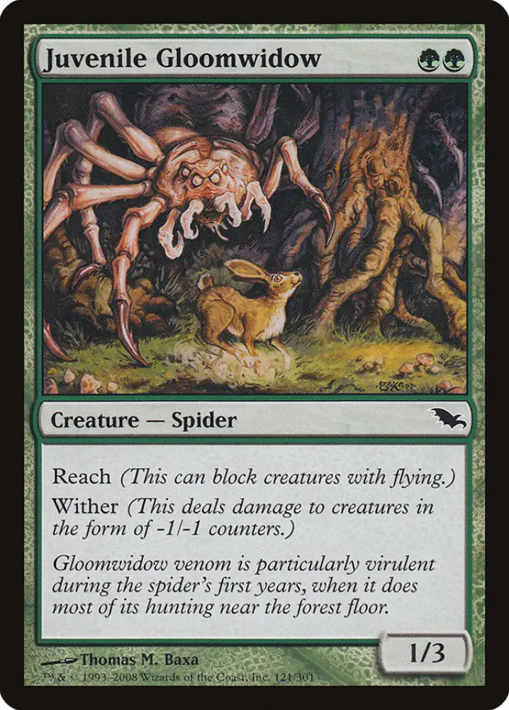 Juvenile Gloomwidow [Shadowmoor] - MTG Single