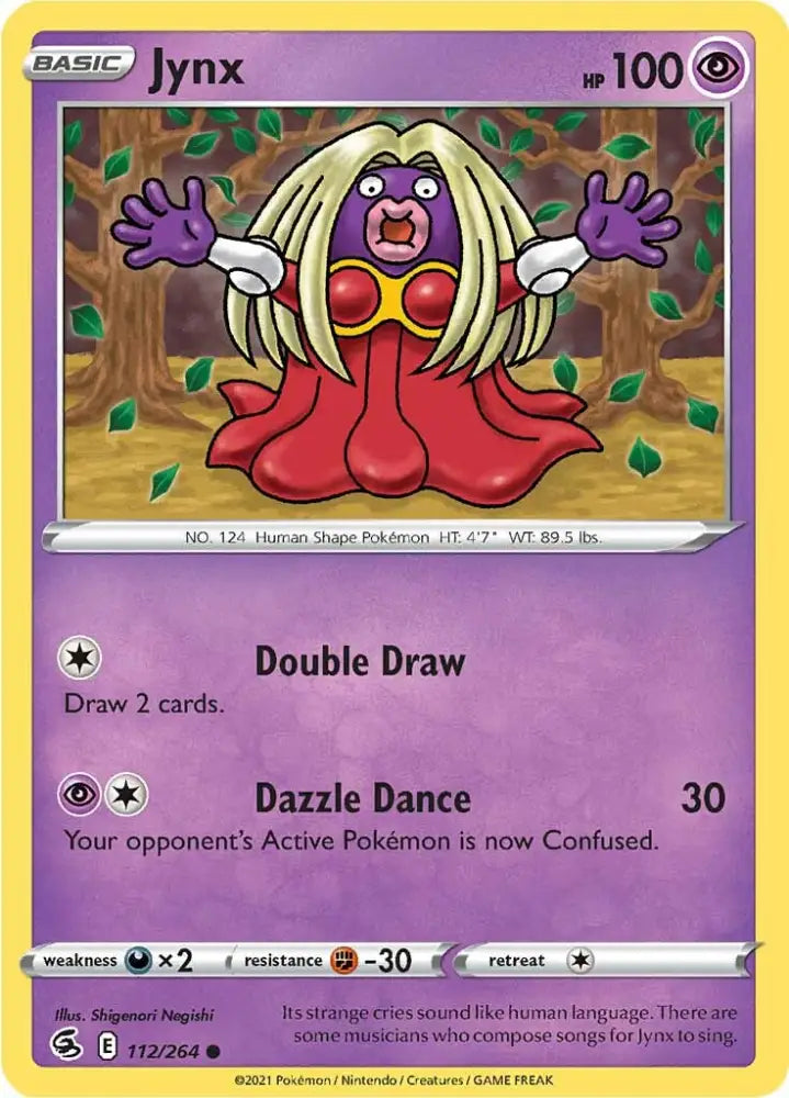 Jynx (112/264) [Sword & Shield: Fusion Strike] - Pokemon Single
