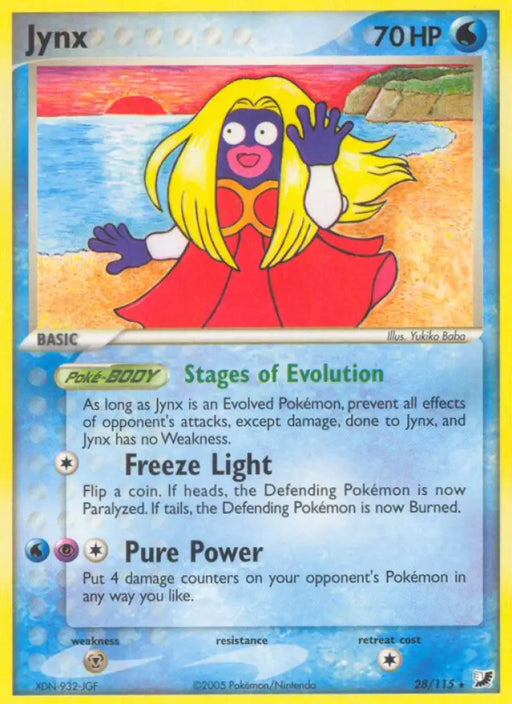 Jynx (28/115) [EX: Unseen Forces] - Pokemon Single