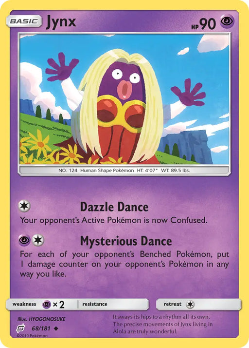 Jynx (68/181) [Sun & Moon: Team Up] - Pokemon Single
