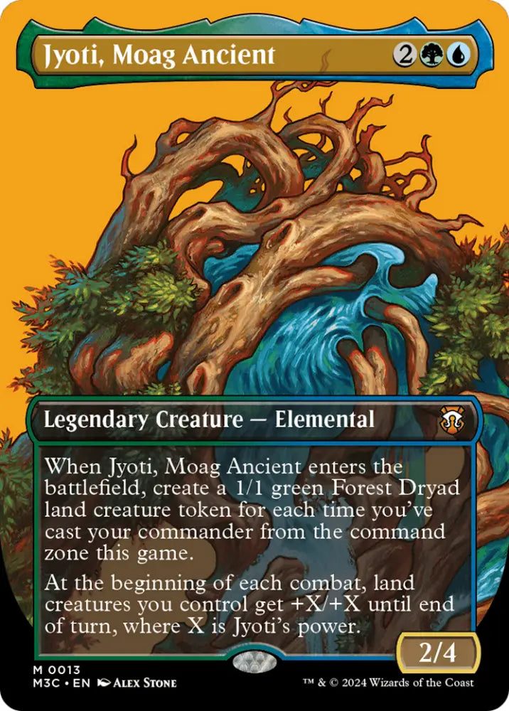 Jyoti Moag Ancient (Borderless) [Modern Horizons 3 Commander] - MTG Single