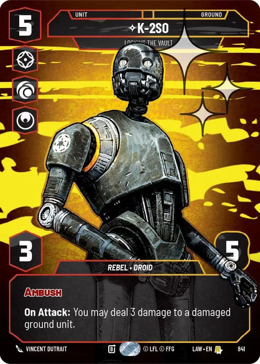 K-2S0 - Locking the Vault (Prestige Foil) (841) [A Lawless Time]