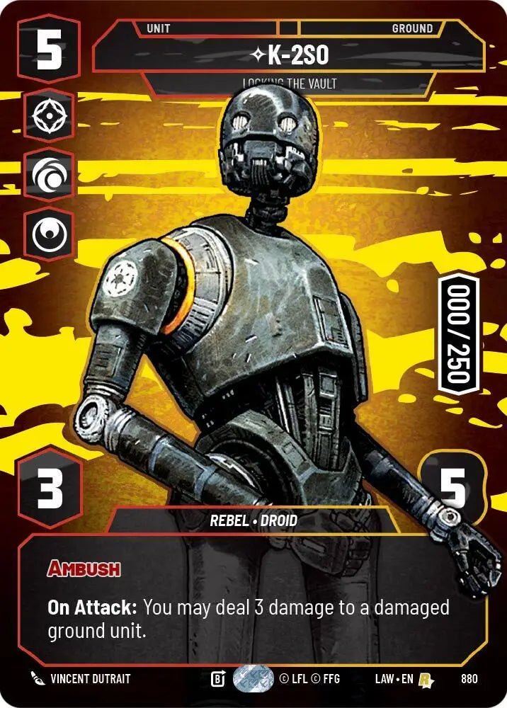 K-2S0 - Locking the Vault (Serialized) (880) [A Lawless Time]