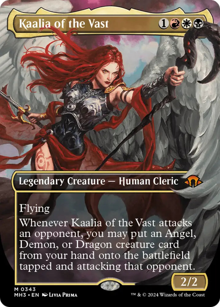 Kaalia of the Vast (Borderless) (0343) [Modern Horizons 3] - MTG Single