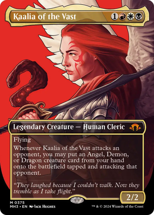 Kaalia of the Vast (Borderless) (0375) [Modern Horizons 3] - MTG Single