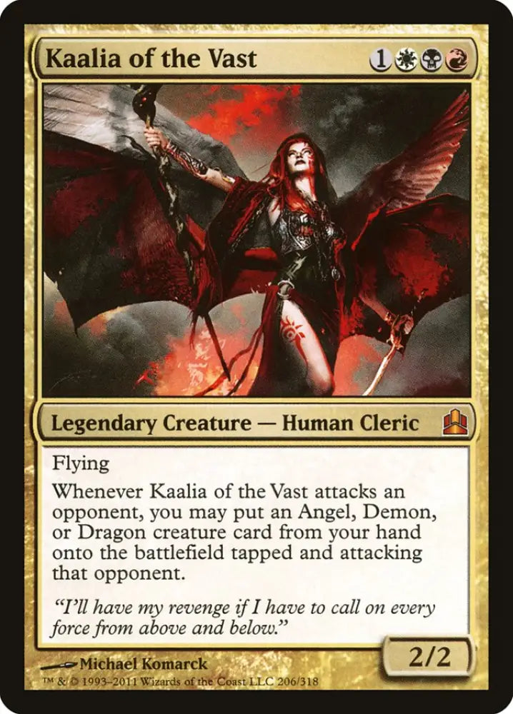 Kaalia of the Vast [Commander 2011] - MTG Single