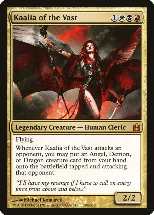Kaalia of the Vast [Commander 2011] - MTG Single