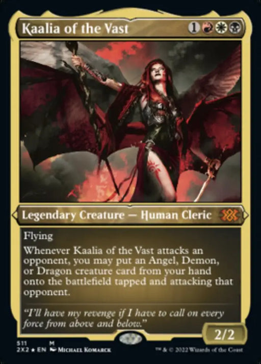 Kaalia of the Vast (Foil Etched) [Double Masters 2022] - MTG Single