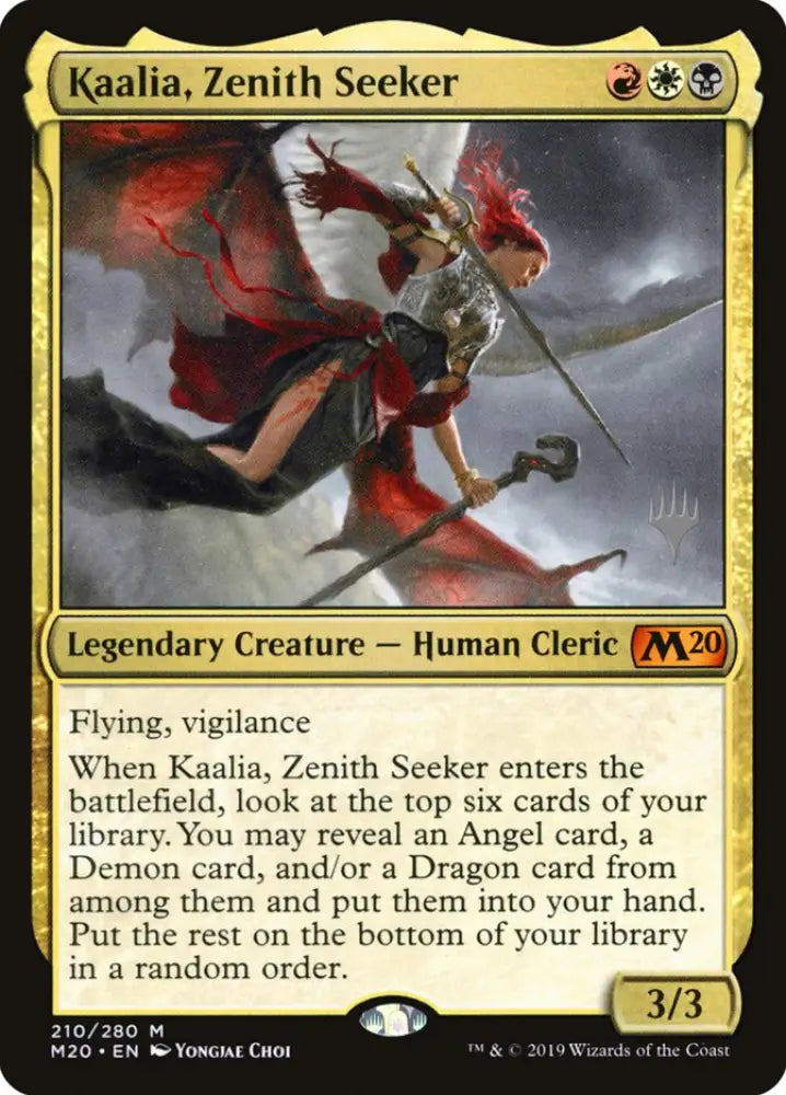 Kaalia Zenith Seeker (Promo Pack) [Core Set 2020 Promos] - MTG Single